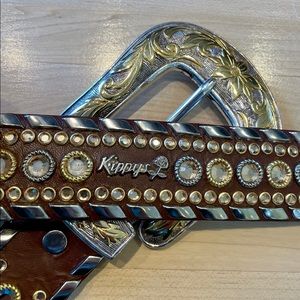 Stunning gold/silver chocolate Kippy original belt